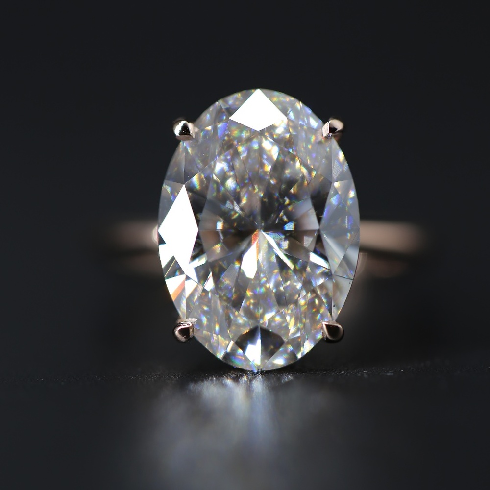 5.7 Carat Oval Diamond Ring